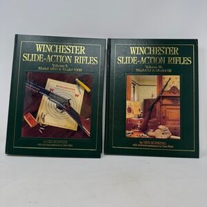 Winchester Slide-Action Rifles Vol I & II Ned Schwing 1st Edition Hardcover Set
